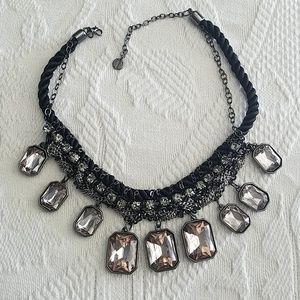 Talbots Rhinestone Statement Necklace
